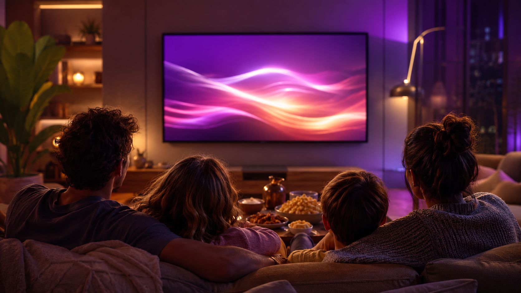 Zufriedene Zuschauer genießen dank des richtigen IPTV Anbieters Filme und Serien in 4K
