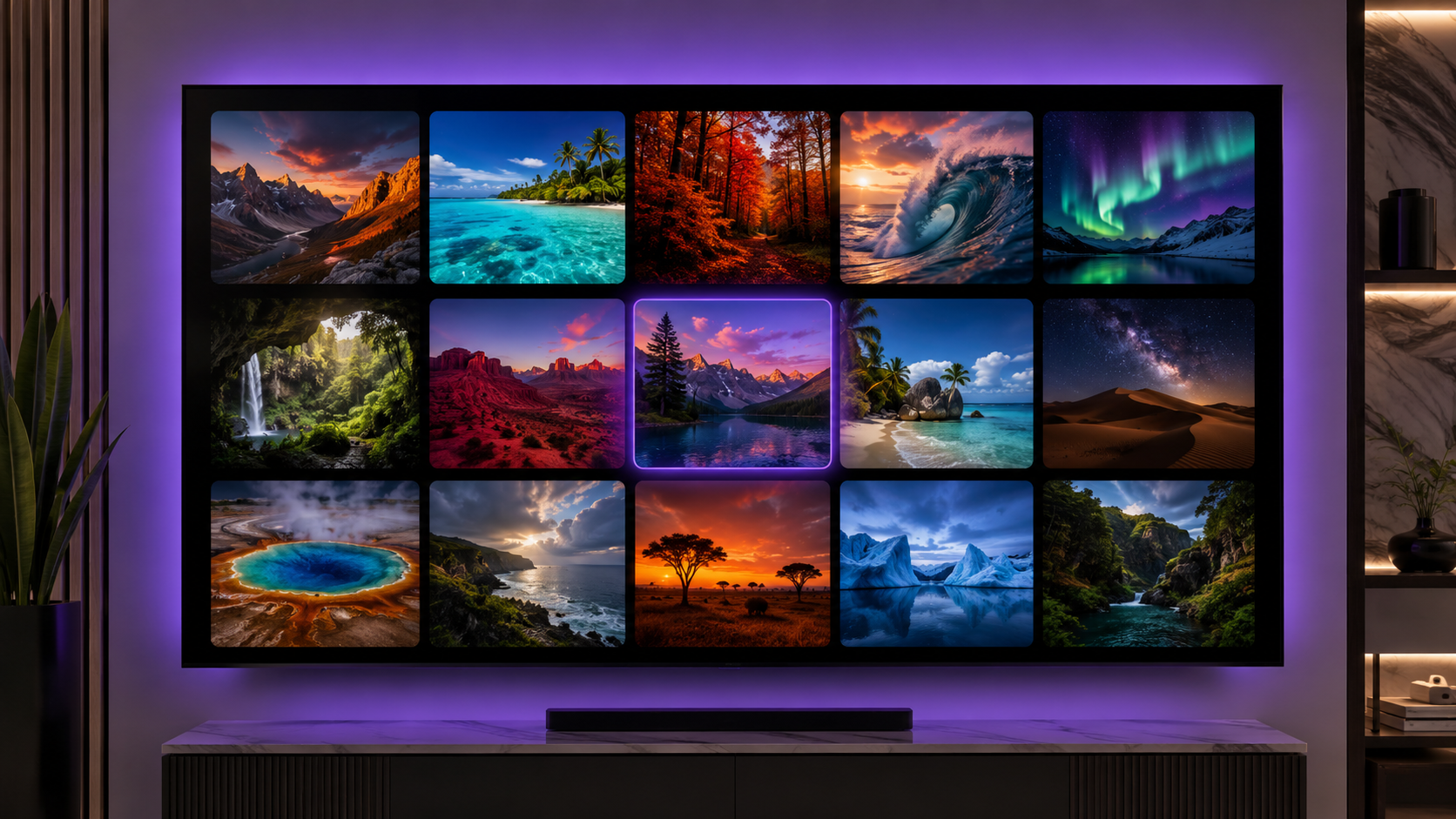 Übersichtliche Benutzeroberfläche der besten IPTV App mit Inhalten in 4K